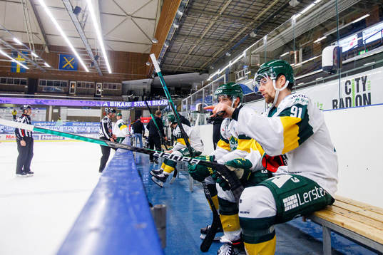 Björklövens Tyler Vesel och Justin Crandall