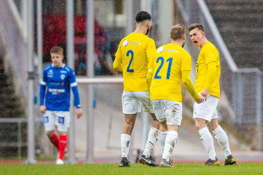 IFK Malmös Elliot Lindquist Nilsson jublar efter 1-1