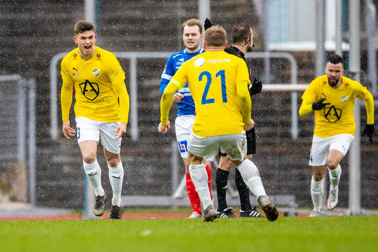 IFK Malmös Elliot Lindquist Nilsson jublar efter 1-1