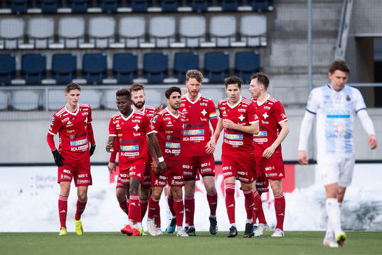 Luleås Yassine Assam jublar efter 1-1