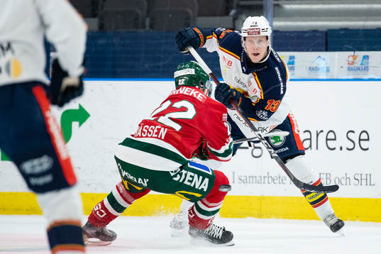 Djurgårdens Kalle Östman och Frölundas Linus Nässén