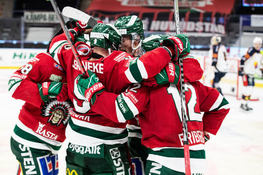 Frölundas Jan Mursak jublar