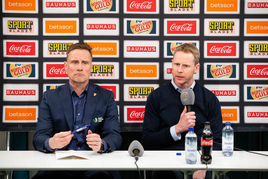 Frölundas tränare Roger Rönnberg och Djurgårdens