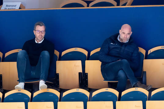 s sportchef Johan Hult och general manager Peter Ekelund