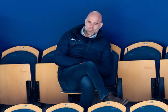 s general manager Peter Ekelund på läktaren