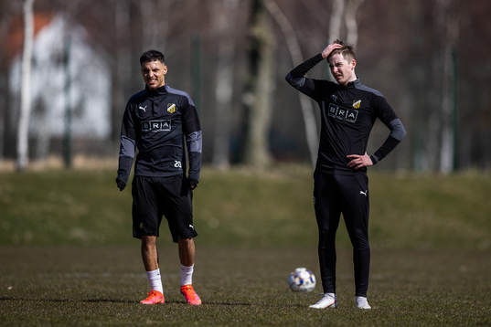 Häckens Patrik Wålemark  och Ali Youssef