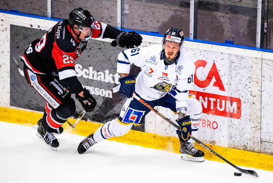 Nybros Viktor Bolin och Visby/Romas Christian Olsson