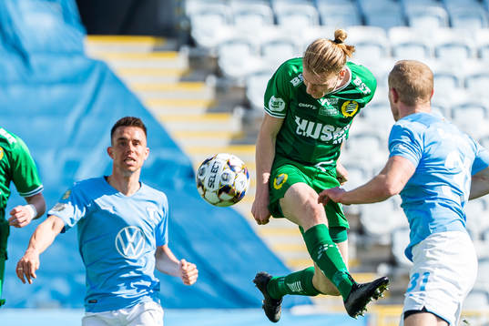 Hammarbys Gustav Ludwigson gör 0-1