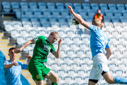 Hammarbys Gustav Ludwigson gör 0-1