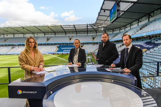 Discovery+ Studio med experterna Karin Frick, Irma Helin