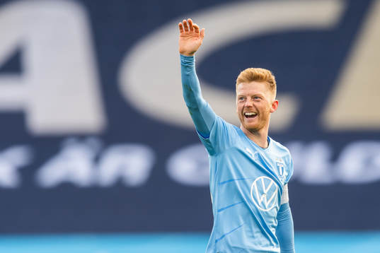 Malmö FFs Anders Christiansen jublar