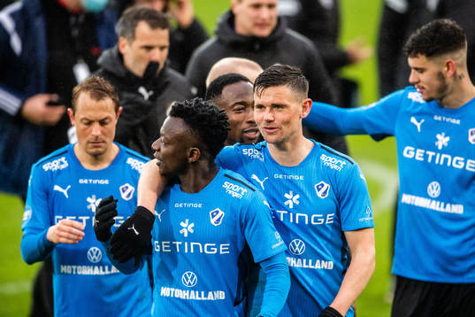 Halmstads Markus Antonsson jublar