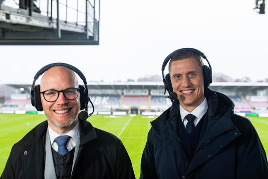 Discovery+ kommentator Petter Barrling och expert Per Hansson
