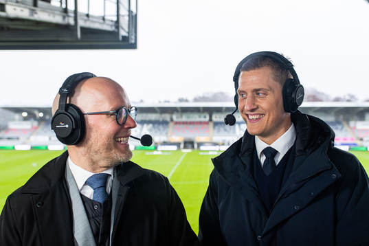 Discovery+ kommentator Petter Barrling och expert Per Hansson