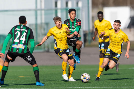 Elfsborgs Kevin Holmén och Stefan Ceganjac