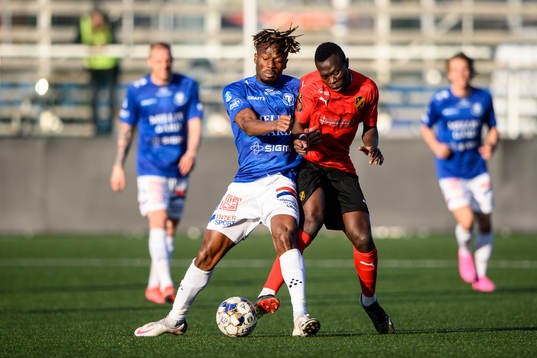 Trelleborgs Abdul Fatawu Safiu och Vasalunds Mai Traore
