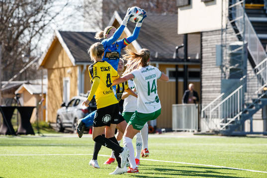 Häckens målvakt Jennifer Falk