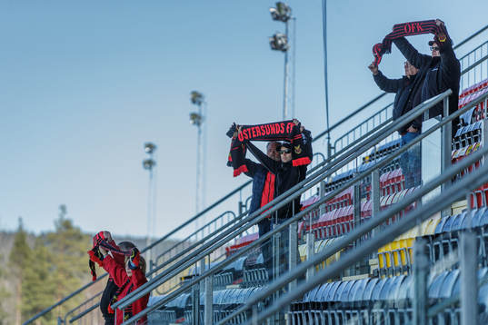 Östersunds fans som vunnit sin plats på lotteri