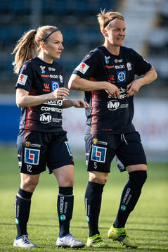 Linköpings Petra Johansson och Nilla Fischer