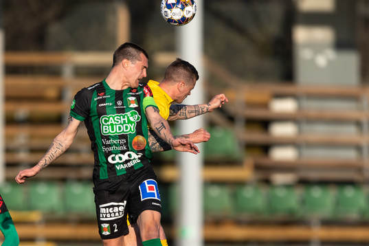 Varbergs Jakob Lindahl och Elfsborgs Samuel Holmén