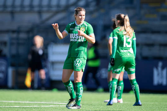 Hammarbys Hanna Folkesson jublar