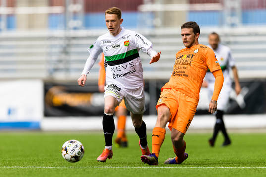 AFC Eskilstunas Jesper Manns och GAIS Julius Lindberg