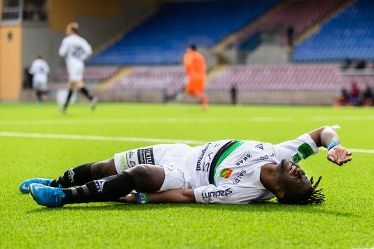 GAIS Michael Kargbo har ont efter misstänkt kramp