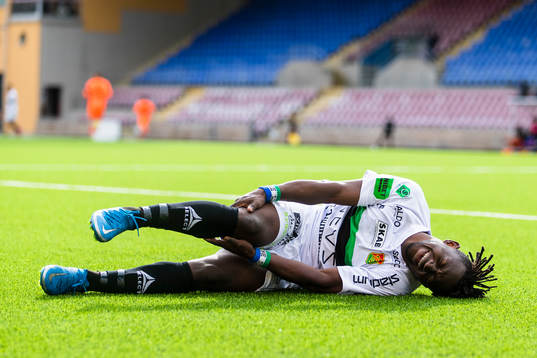 GAIS Michael Kargbo har ont