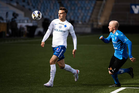 IFK Norrköpings Henrik Castegren och Halmstads Simon
