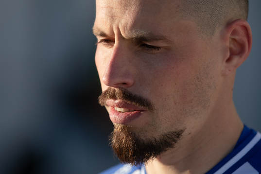 IFK Göteborgs Marek Hamsik på väg ut till andra halvleken