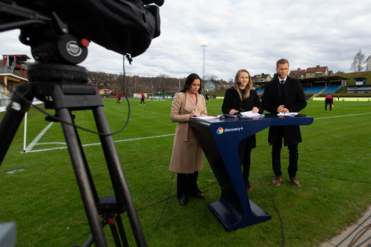 Camilla Nordlund, Emelie Ölander och Pär Hansson i