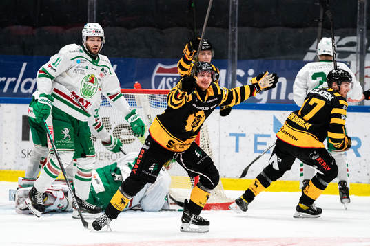 Skellefteås Niclas Burström jublar