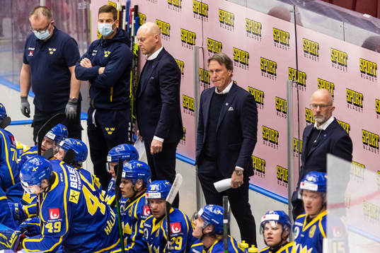 Sveriges assisterande förbundskapten Marcus Ragnarsson,