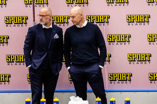 Sveriges assisterande förbundskapten Markus Åkerblom och