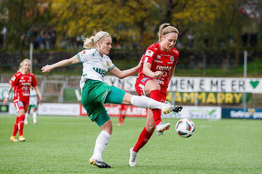 Hammarbys Hanna Lundkvist och Örebros Karin Lundin