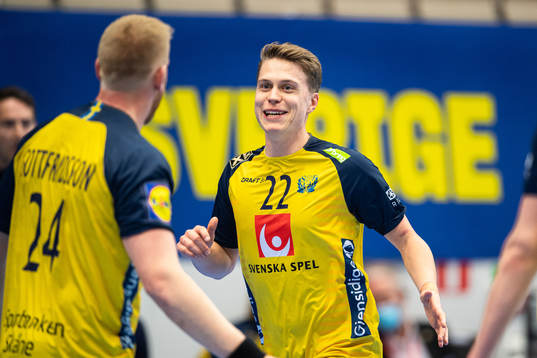 Sveriges Lucas Pellas jublar