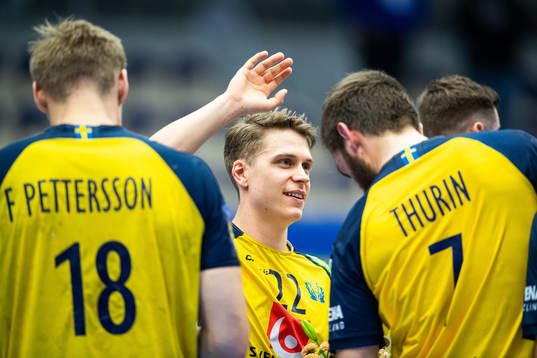Sveriges Lucas Pellas jublar