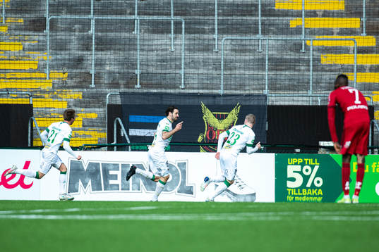 Varbergs Oliver Stanisic jublar