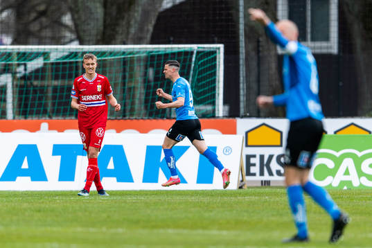 Halmstads Markus Antonsson jublar