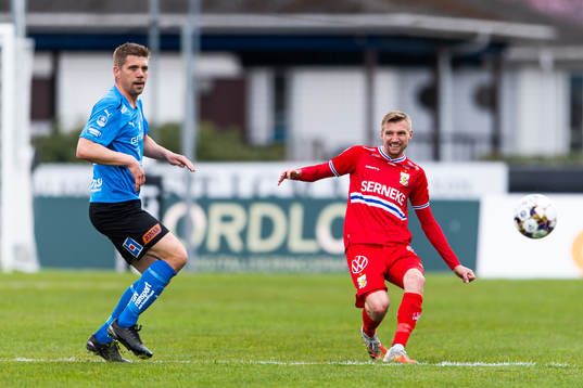 Halmstads Mikael Boman och IFK Göteborgs Sebastian Eriksson