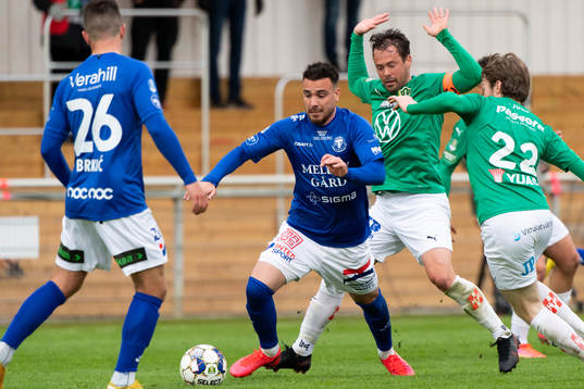 Trelleborgs Dzenis Kozica och Jönköpings Fredric Fendrich