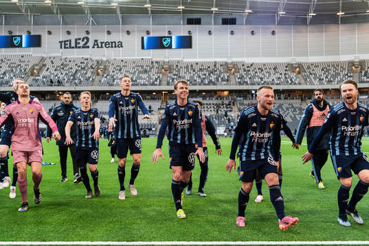 Djurgårdens Rasmus Schüller, Nicklas Bärkroth och Jacob