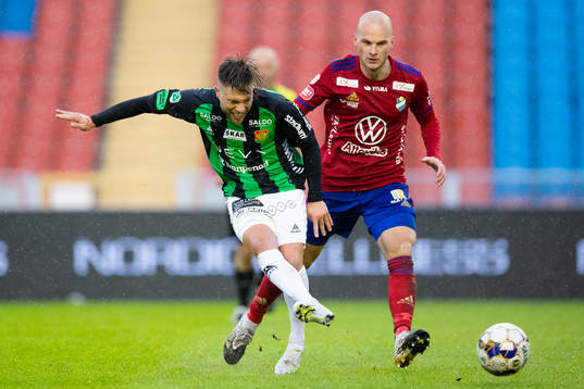 GAIS Nikola Ladan och Östers Jonathan Drott