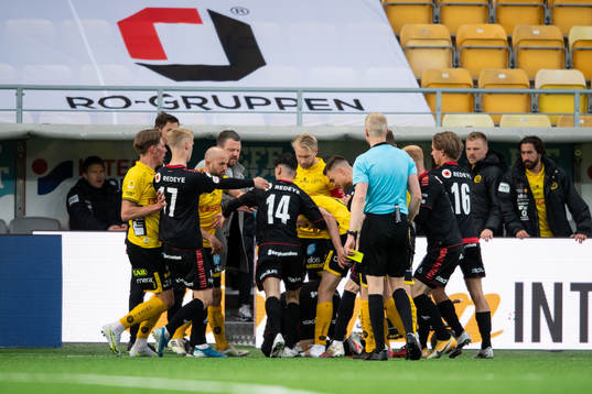 Irriterat mellan spelarna