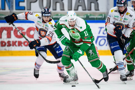 Växjös Pontus Holmberg och Rögles Mattias Sjögren