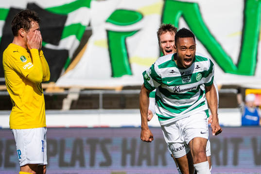 Västerås Brian Span jublar