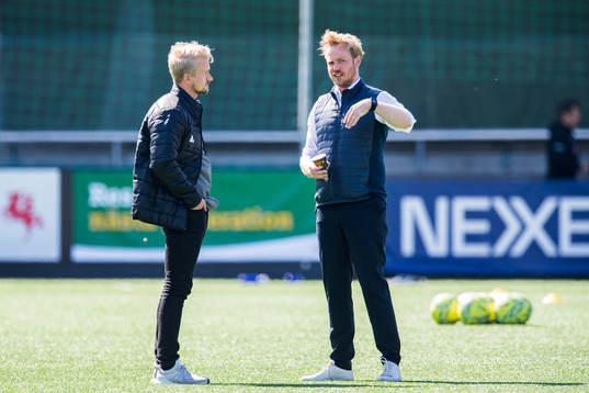 Djurgårdens tränare Pierre Fondin och Rosengårds