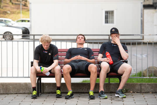 Theodor Niederbach, Daniel Torgersson och Elmer Söderblom