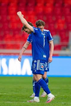 Sundsvalls Daniel Stensson jublar