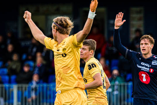 Sondre Sørli of Bodø/Glimt celebrates after scoring the 0-1 goal